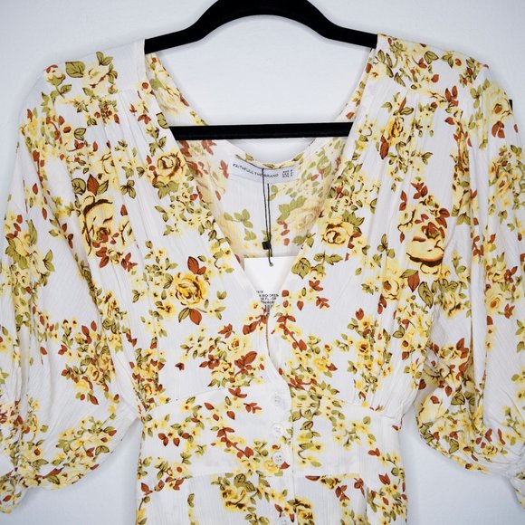 Faithfull the Brand Rafa Midi dress E33 - Picture 6 of 8